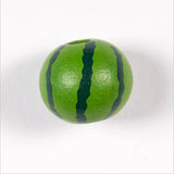 20Pcs Watermelon Wooden Round Beads DIY Baby Toys Jewelry Bracelet