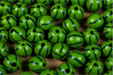 20Pcs Watermelon Wooden Round Beads DIY Baby Toys Jewelry Bracelet