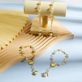 20Pcs Pearl Bracelets Rosary With Angel Charm for Girls