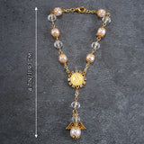 20Pcs Pearl Bracelets Rosary For Girls With Charm Angel