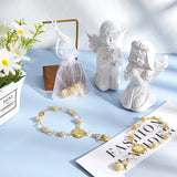 20Pcs Pearl Bracelets Rosary With Angel Charm for Girls