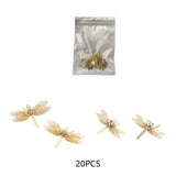 20Pcs Copper Mosaic Pendants Earrings Hairpin Charm Jewelry Making Findings