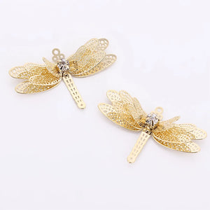 20Pcs Copper Mosaic Pendants Earrings Hairpin Charm Jewelry Making Findings