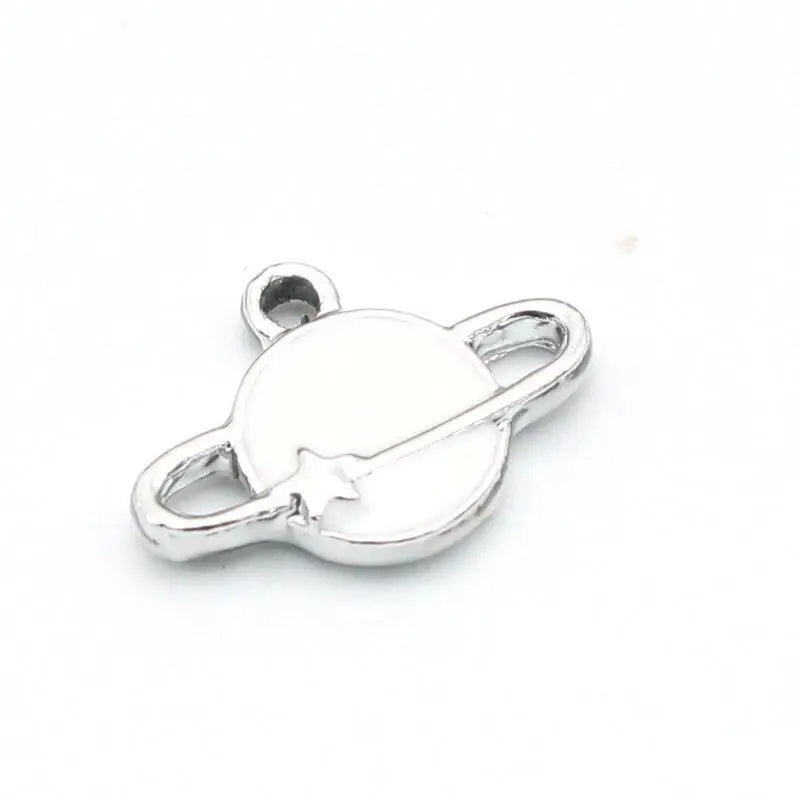 20Pcs Planet Charms for Jewelry Making Earrings Necklace Key Chains