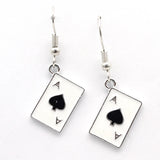 20Pcs Poker Aces Charms Enamel Pendants for Jewelry Making