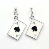 20Pcs Poker Aces Charms Enamel Pendants for Jewelry Making