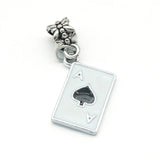 20Pcs Poker Aces Charms Enamel Pendants for Jewelry Making