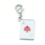 20Pcs Poker Aces Charms Enamel Pendants for Jewelry Making