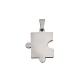 20Pcs Stainless Steel Puzzle Pendant for DIY Jewelry Making