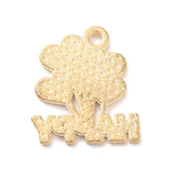 20Pcs Rainbow Cloud HAPPY Charms Jewelry Making Accessories Colorful Pendants