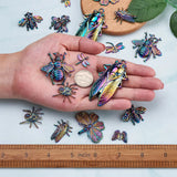 20Pcs Rainbow Dragonfly Butterfly Charms DIY Pendant Keychain Earrings Jewelry