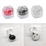 20Pcs Ring Earring Box Acrylic Transparent Organizer Stud Clear Travel Portable