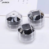 20Pcs Acrylic Transparent Ring Earring Box Wedding Jewelry Organizer