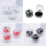 20Pcs Acrylic Ring Earring Box Clear Wedding Jewelry Organizer