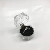 20Pcs Acrylic Ring Earring Box Clear Wedding Jewelry Organizer