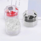 20Pcs Acrylic Ring Earring Box Clear Wedding Jewelry Organizer