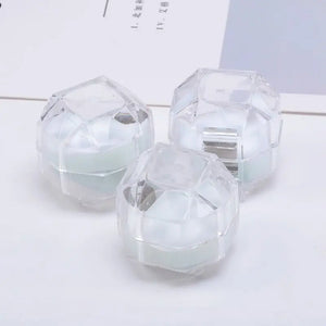 20Pcs Clear Acrylic Ring Earring Box Jewelry Organizer for Wedding Stud Travel P