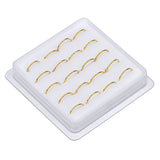 20Pcs Rose Nose Rings Thin Nose Hoop Ring Soft Adjustable