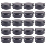20Pcs 50ml Aluminium Tin Cans Metal Jars w/ Lid for Spices Candies Storage