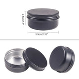 20Pcs 50ml Aluminium Tin Cans Metal Jars w/ Lid for Spices Candies Storage