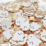 20Pcs Cartoon Ghost Enamel Halloween Pendant DIY Jewelry Making