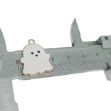 20Pcs Cartoon Ghost Enamel Halloween Pendant DIY Jewelry Making