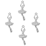 20Pcs Shopping Lady Hat Charms for Necklaces Bracelet
