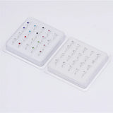 20Pcs 10MM Silver Nose Hoop Rings for Nostril Septum Ear Nose Rings 22G