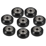 20Pcs Plastic Wheel Pulleys 625ZZ Round Idler Gear Part V 3D Printer Accessories