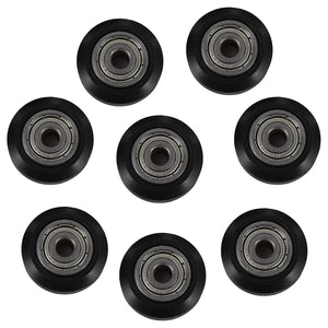 20Pcs Plastic Wheel Pulleys 625ZZ Round Idler Gear Part V 3D Printer Accessories