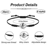 20Pcs Sports Fan Bracelets - Soccer Volleyball Basketball Softball for Girl A