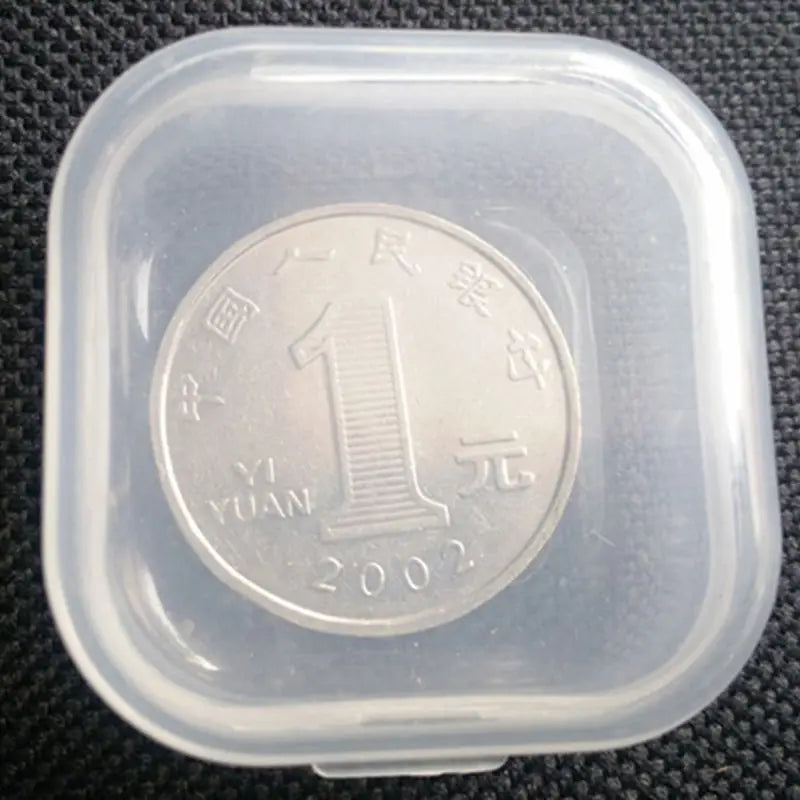 20Pcs Mini Clear Plastic Storage Containers Box with Lids for Small Items