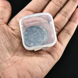 20Pcs Square Clear Plastic Storage Containers for Small Items Epoxy Resin
