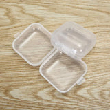 20Pcs Square Clear Plastic Storage Containers for Small Items Epoxy Resin