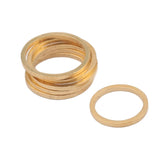 20Pcs Stainless Steel 10/12mm Circle Connectors Hoop Earrings Charms