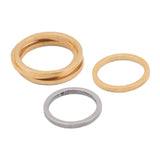 20Pcs Stainless Steel 10/12mm Circle Connectors Hoop Earrings Charms