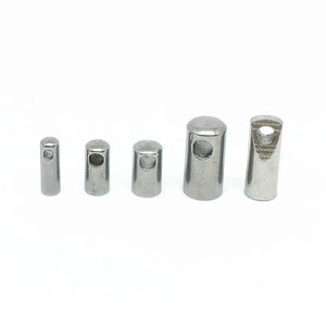 20Pcs Stainless Steel End Bead Caps for DIY Jewelry Making