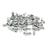 20Pcs Stainless Steel End Bead Caps for DIY Jewelry Making