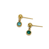 20Pcs Stainless Steel Ball Stud Earrings DIY Jewelry Findings