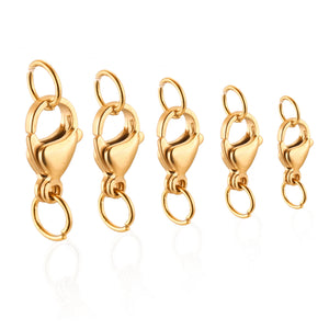 20Pcs Stainless Steel Lobster Clasp Claw for Diy Jewelry Making