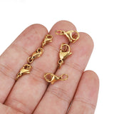 20Pcs Stainless Steel Lobster Clasp Claw for Diy Jewelry Making