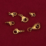 20Pcs Stainless Steel Lobster Clasp Claw for Diy Jewelry Making