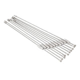 20Pcs Stainless Steel Wire Keychain Cable Rings Outdoor Accessory
