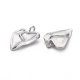 20Pcs Heart Charms Pendant w/ Jump Rings for DIY Jewelry Making