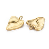 20Pcs Heart Charms Pendant w/ Jump Rings for DIY Jewelry Making