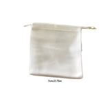 20Pcs Drawstring Pouches Multifunctional Cloth Bags Chains Stud Organizer