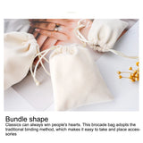 20Pcs Drawstring Pouches Multifunctional Cloth Bags Chains Stud Organizer