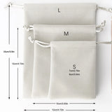 20Pcs Drawstring Pouches Multifunctional Cloth Bags Chains Stud Organizer