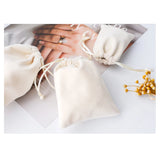 20Pcs Drawstring Pouches Multifunctional Cloth Bags Chains Stud Organizer