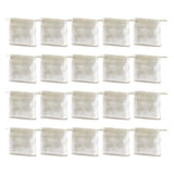 20Pcs Drawstring Pouches Multifunctional Cloth Bags Chains Stud Organizer